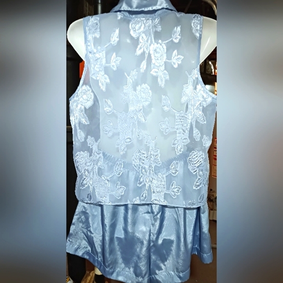 FINAL Price before donated. Secret Treasures Sexy Silky Sheer 2pc Pjs Sz M - Picture 2 of 12